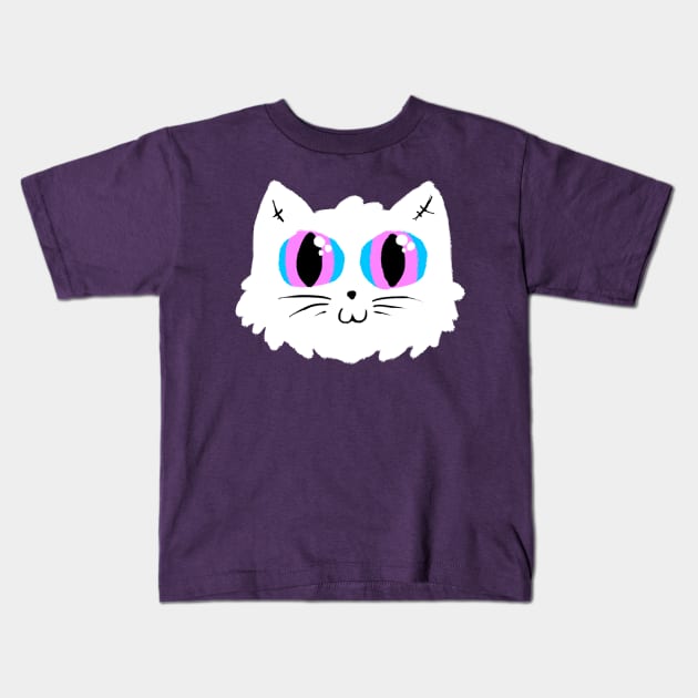 Queer Cat - Trans Kids T-Shirt by lego42